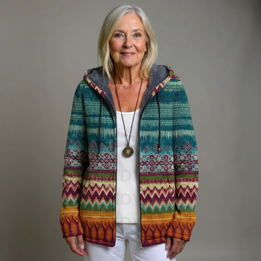 JEDDA | LUXURIOUS CARDIGAN WITH ARTISTIC INSPIRATION
