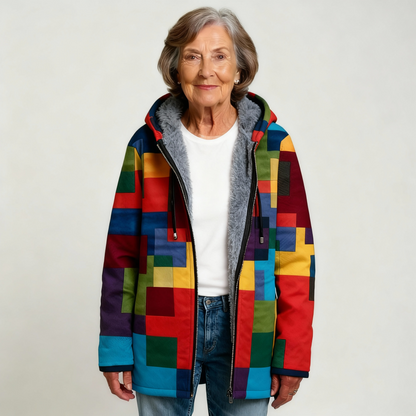 DELILAH | LUXURIÖSE STRICKJACKE MIT KÜNSTLERISCHER INSPIRATION