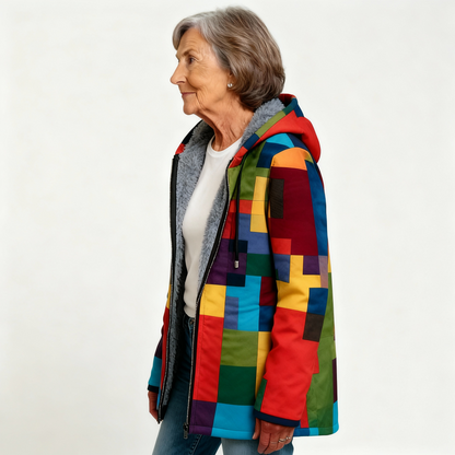 DELILAH | LUXURIÖSE STRICKJACKE MIT KÜNSTLERISCHER INSPIRATION