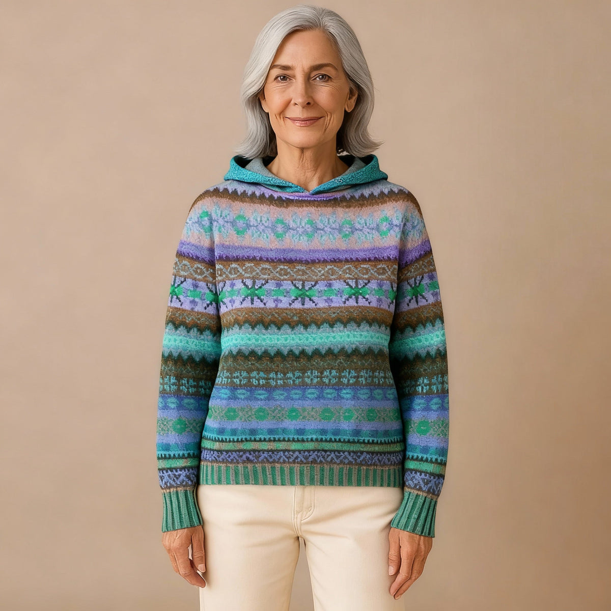 GABY | ETHNISCHER RETRO-HOODIE