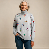 RUBY | SCHICKER STRICKROLLKRAGENPULLOVER
