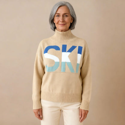 IMOGEN | RETRO TURTLENECK SKI SWEATER