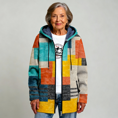 DELILAH | LUXURIÖSE STRICKJACKE MIT KÜNSTLERISCHER INSPIRATION