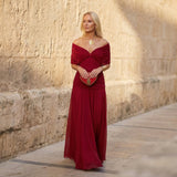 HARPER | ELEGANTES ROTES KLEID