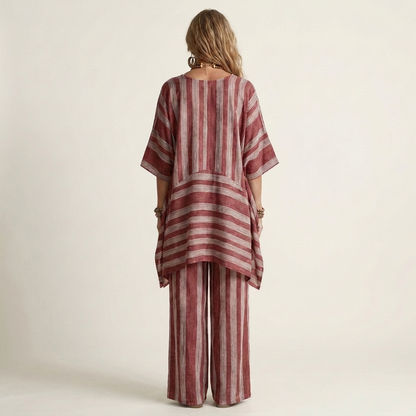 SASHA | TWO-PIECE STRIPED SET