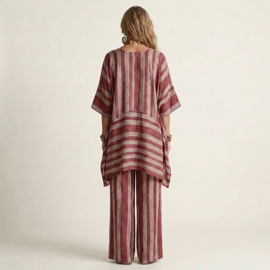SASHA | TWO-PIECE STRIPED SET