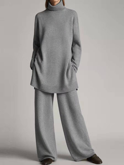 LUCY | TOP AND WIDE LEG PANTS CASUAL SET