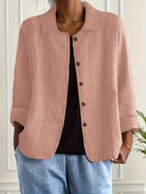 ZENAIDE | BLUSE IN TONERDE-ROSA