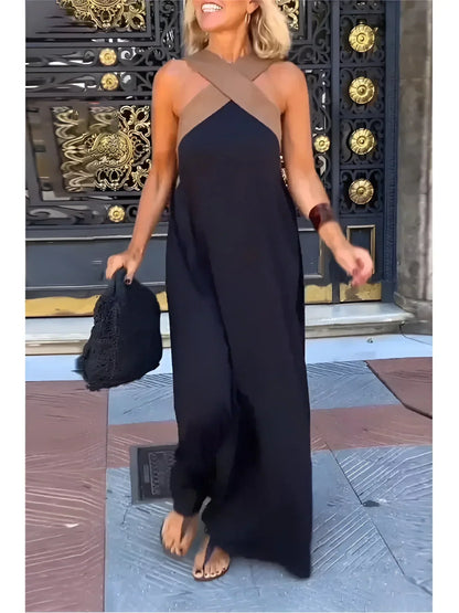 QUIRINE | MAXIKLEID IN WICKELOPTIK