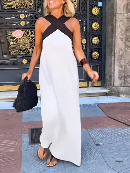 QUIRINE | MAXIKLEID IN WICKELOPTIK