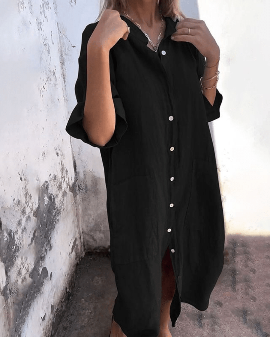PHILIPPA | HEMDBLUSENKLEID IM IBIZA-STIL