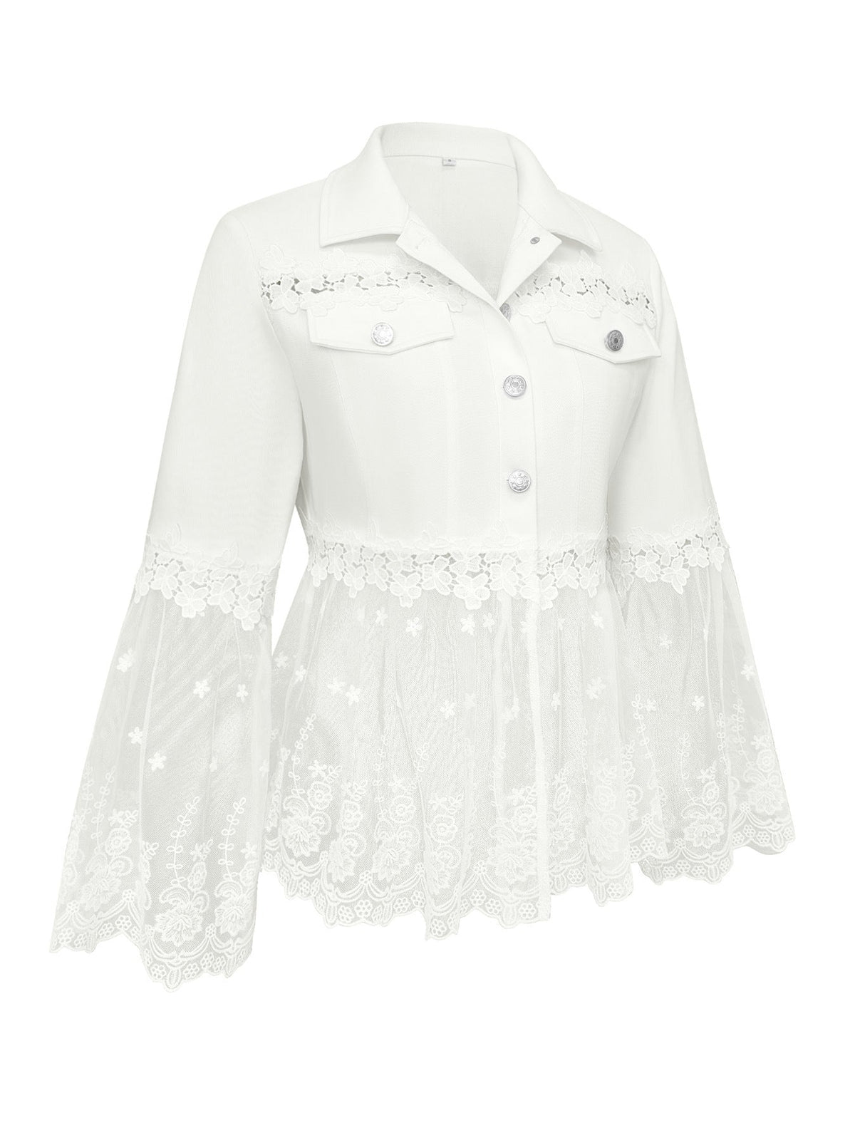 SUNNELACE | LACE-PANEL JACKET