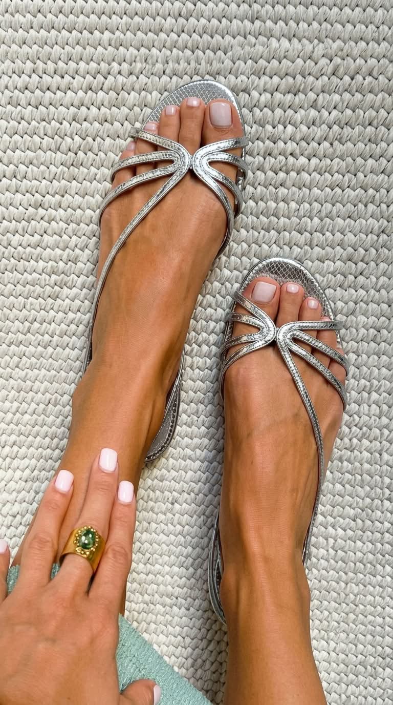 MARTA | GOLDENE SANDALEN: SOMMERLICHE ELEGANZ