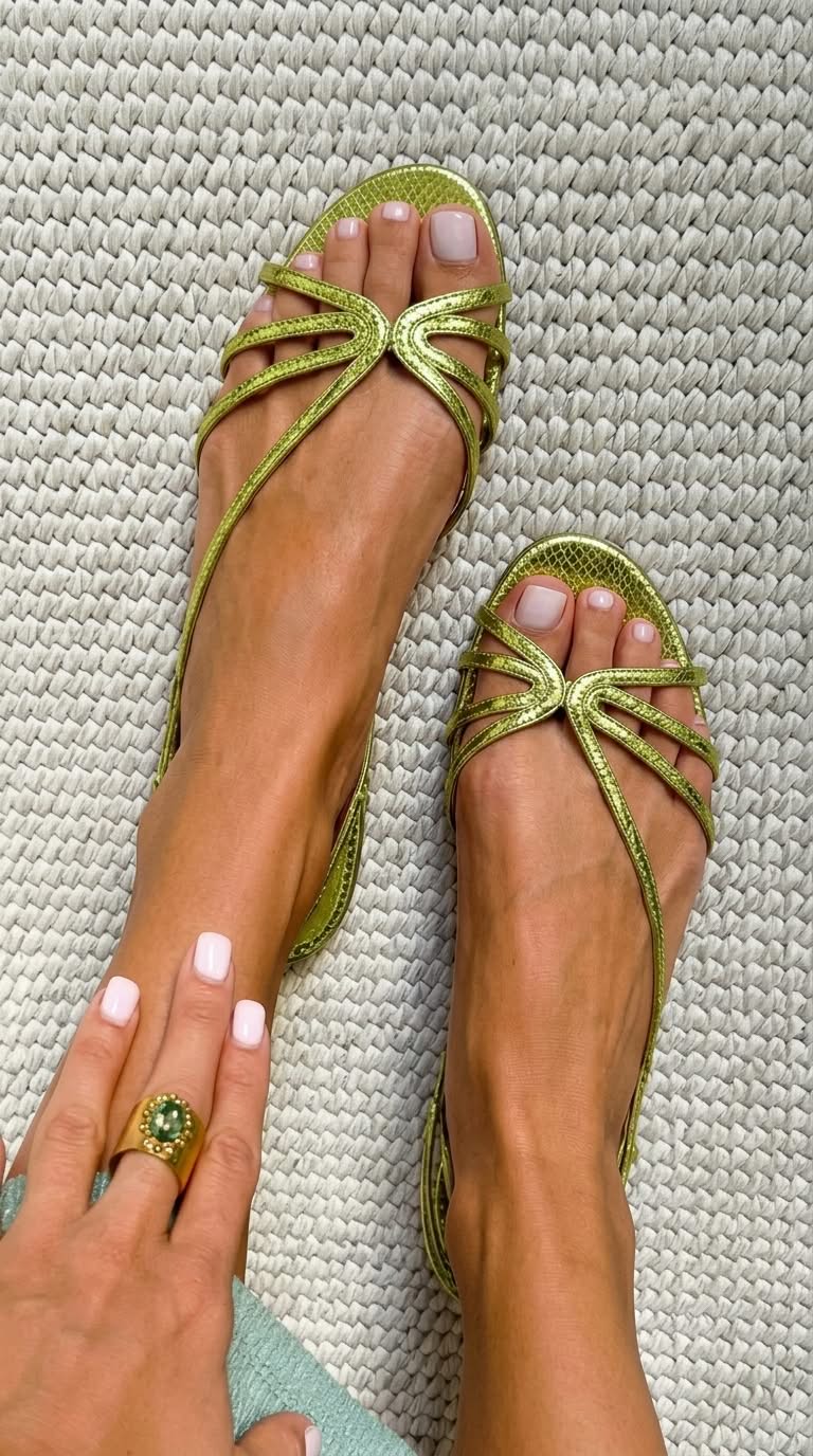 MARTA | GOLDENE SANDALEN: SOMMERLICHE ELEGANZ