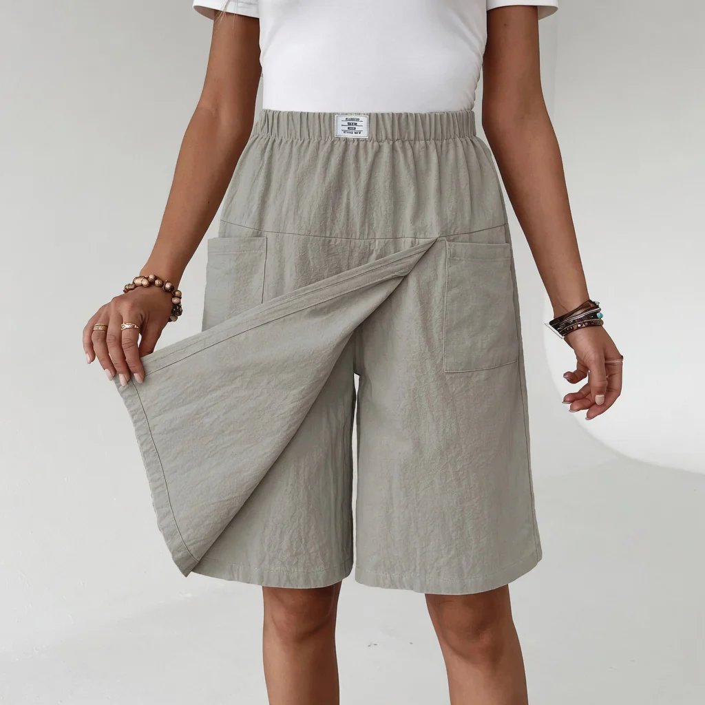 HEATHER | ELASTISCHE ACTIVE-SHORTS MIT TASCHEN