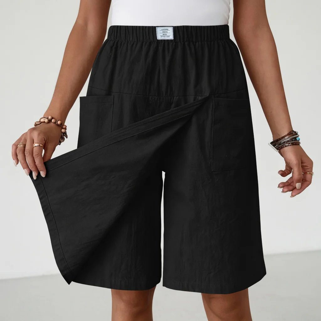 HEATHER | ELASTISCHE ACTIVE-SHORTS MIT TASCHEN