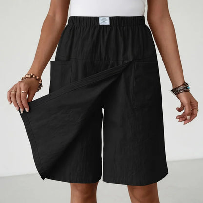 HEATHER | ELASTISCHE ACTIVE-SHORTS MIT TASCHEN