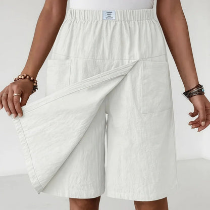 HEATHER | ELASTISCHE ACTIVE-SHORTS MIT TASCHEN