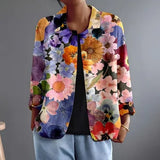 MARGUERITA | BLUSE MIT GARTENBLUMENMUSTER