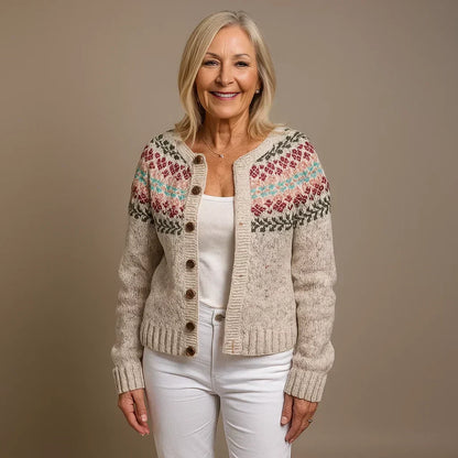 ELSIE | KLASSISCHE ISLÄNDISCHE STRICKJACKE
