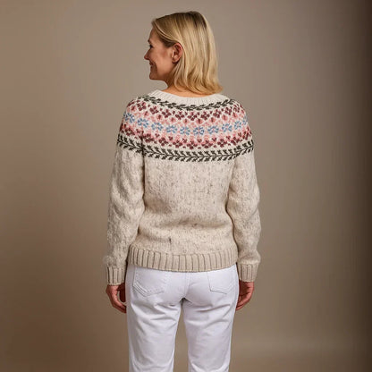 ELSIE | KLASSISCHE ISLÄNDISCHE STRICKJACKE