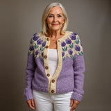 ELIN | KLASSISCHE ISLÄNDISCHE VINTAGE-STRICKJACKE