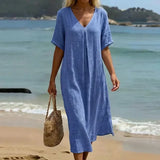 WRENLEY | LOCKER FLIESSENDES MAXIKLEID