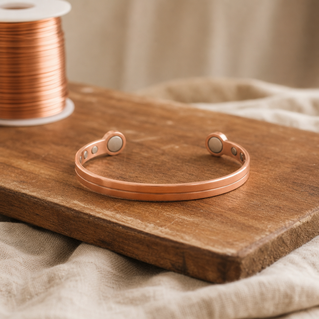 LILY | KUPFERARMBAND MIT DOCHT